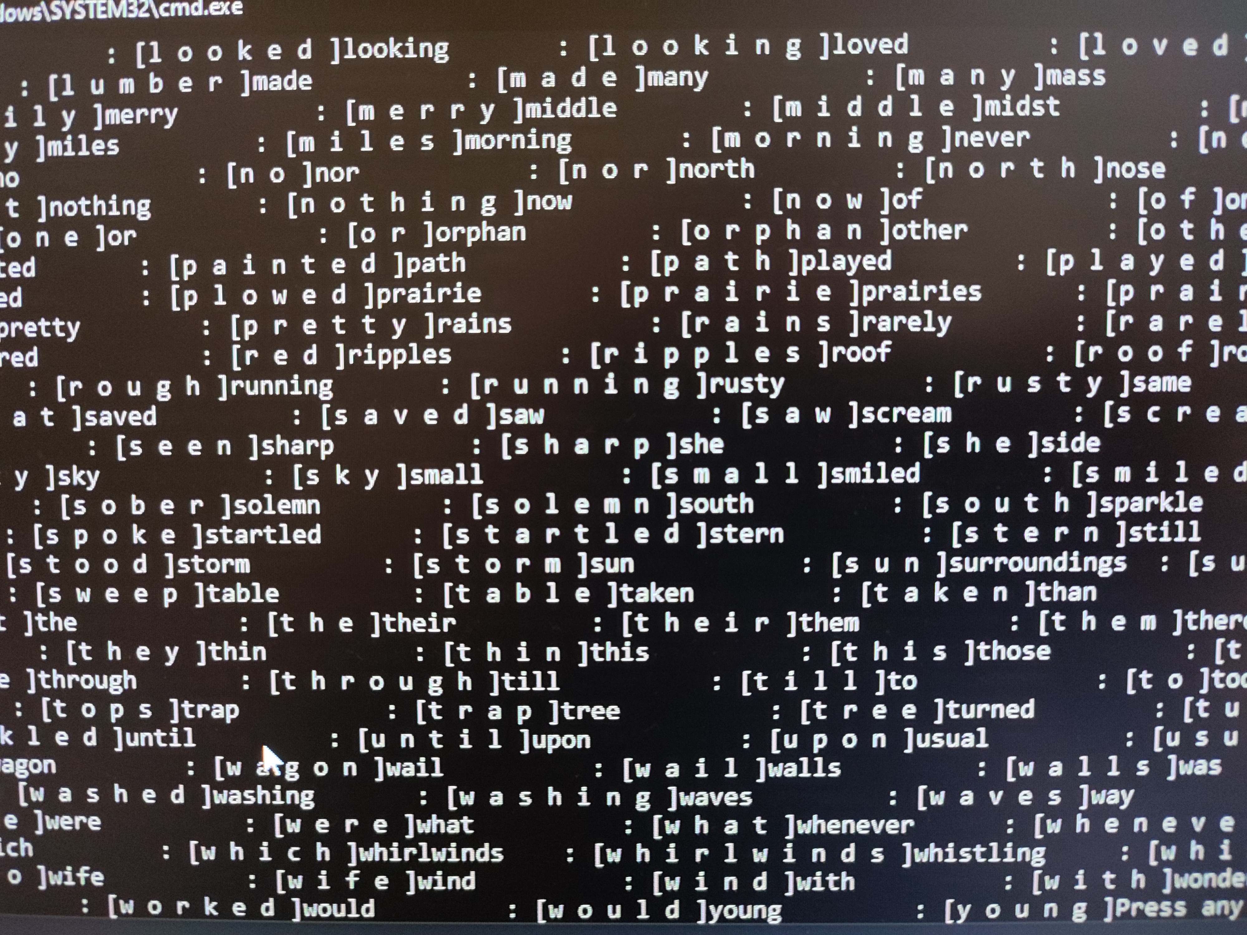 Abstract Image from Broken Code